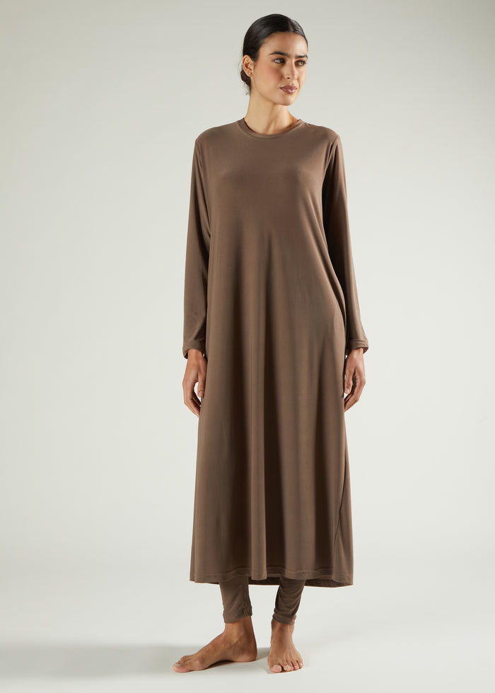 Second Skin Full Slip Chestnut