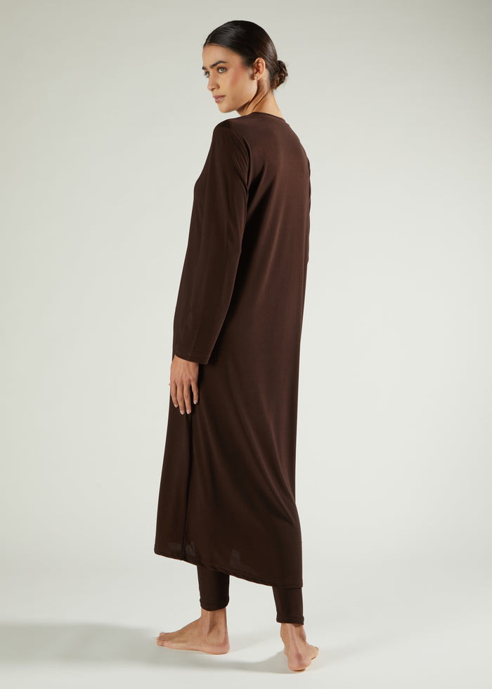 Second Skin Full Slip Chocolate