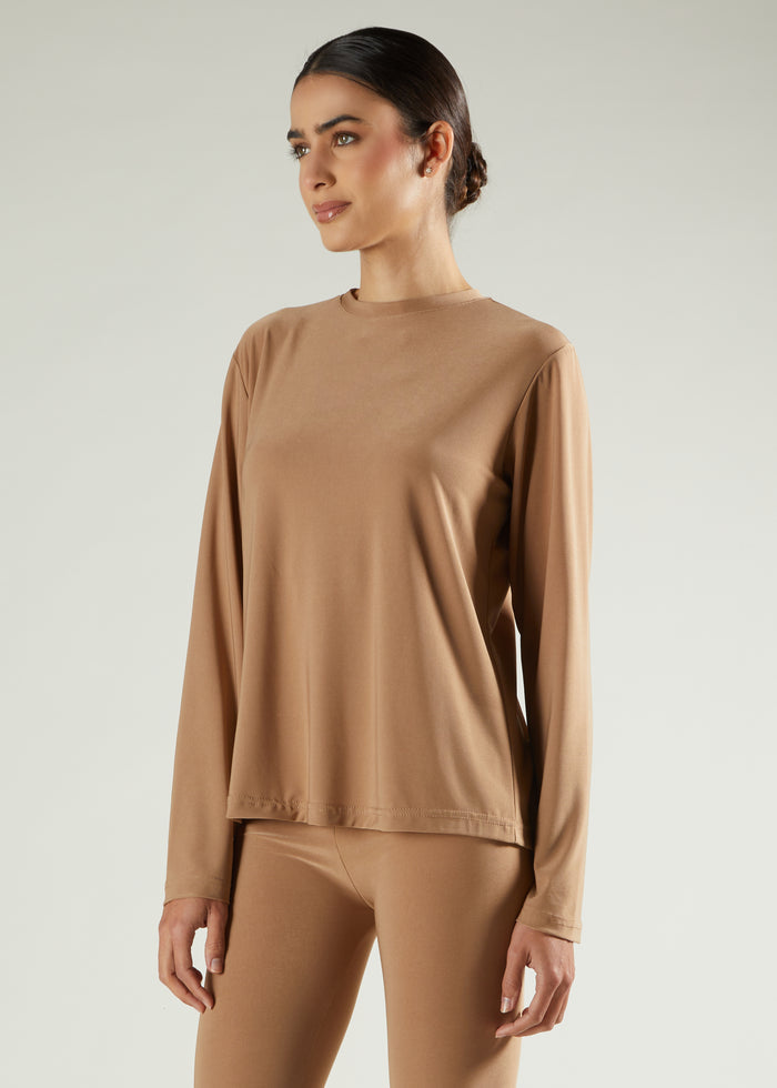 Second Skin Top Wheat