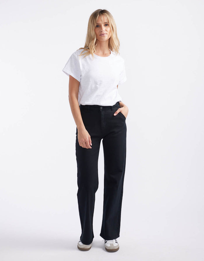italian-star-shirley-jeans-black-womens-clothing