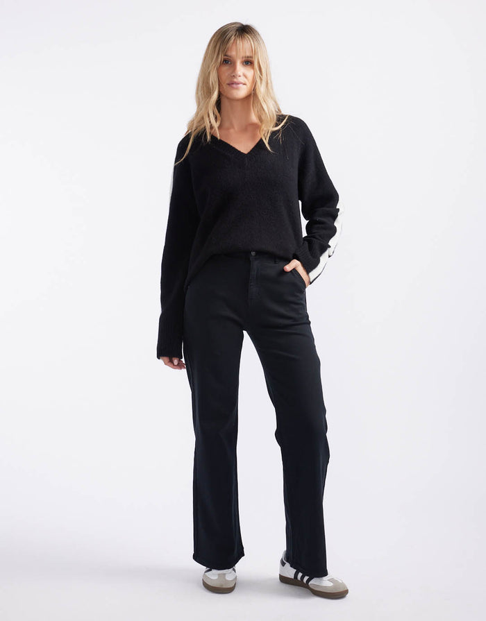italian-star-shirley-jeans-black-womens-clothing