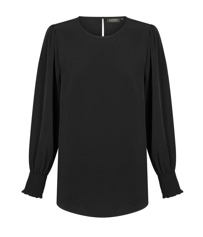 Shirred Cuff Soft Top