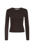 SLIM RIB TEE (ESPRESSO)