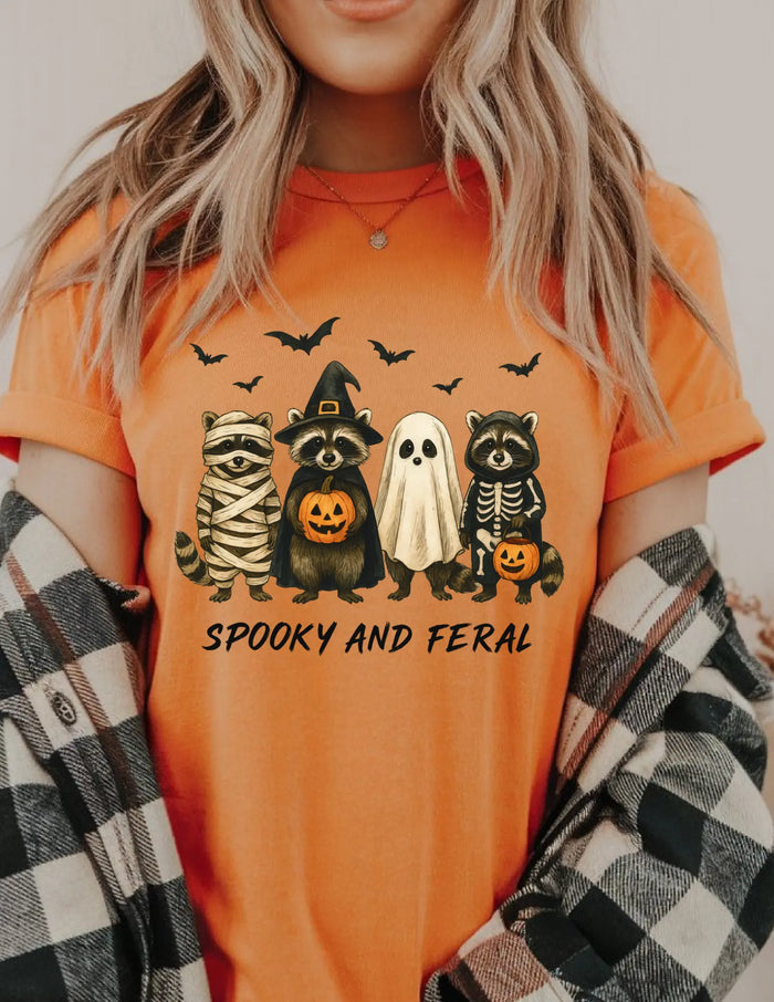 "Spooky & Feral" Tee ALL HAT NO CATTLE