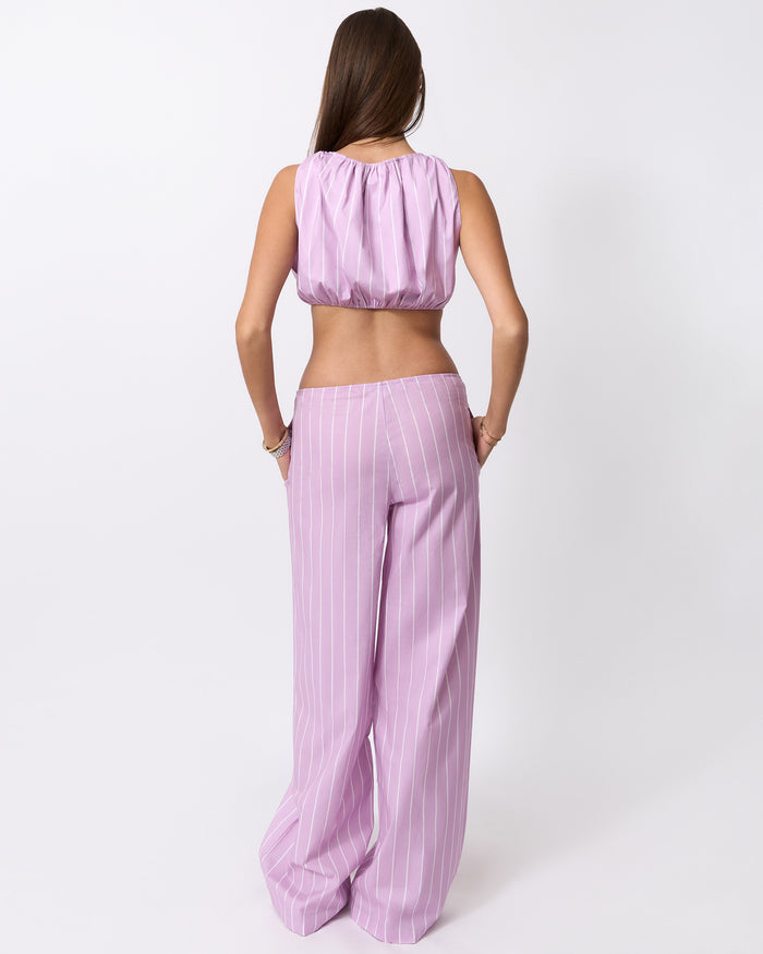 Lavender/White