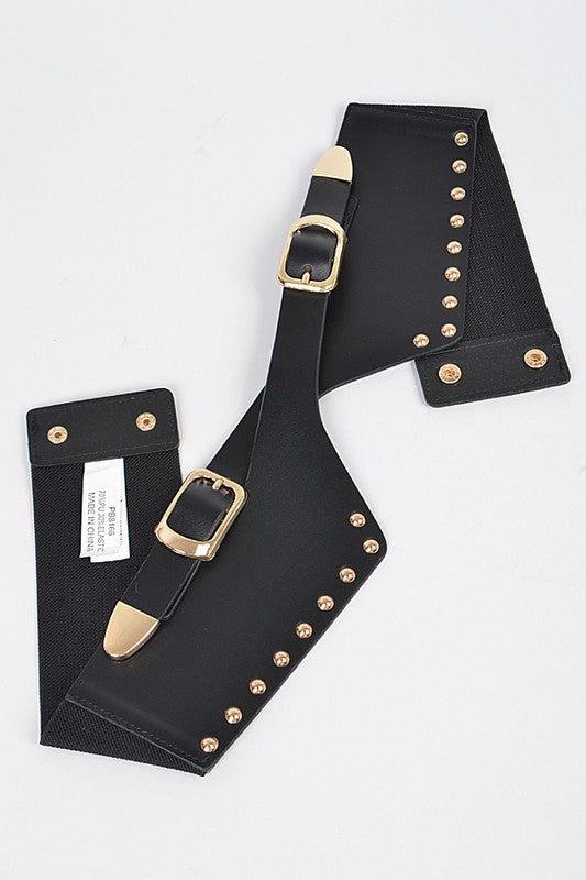 Studded Multi Metal Waist Belt