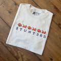 Stunt white cat tee