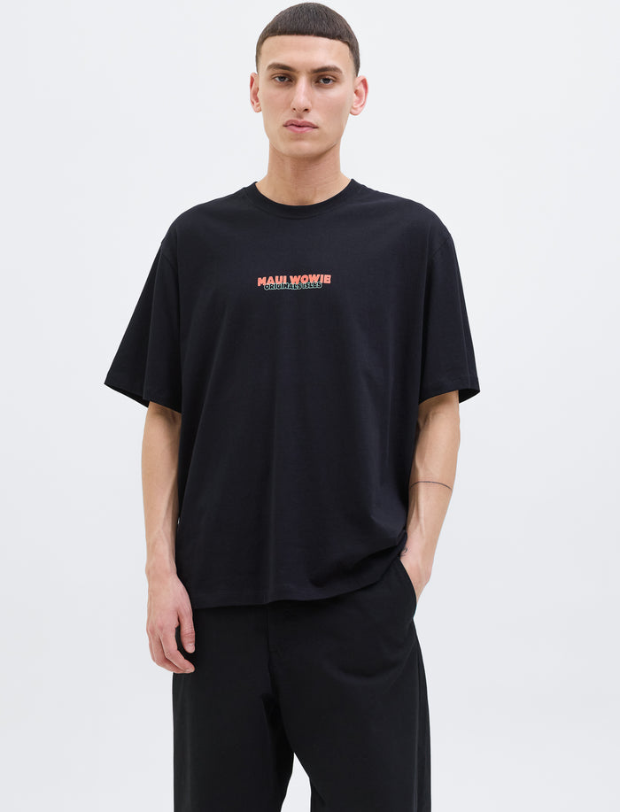T-shirt à col rond imprimé au dos