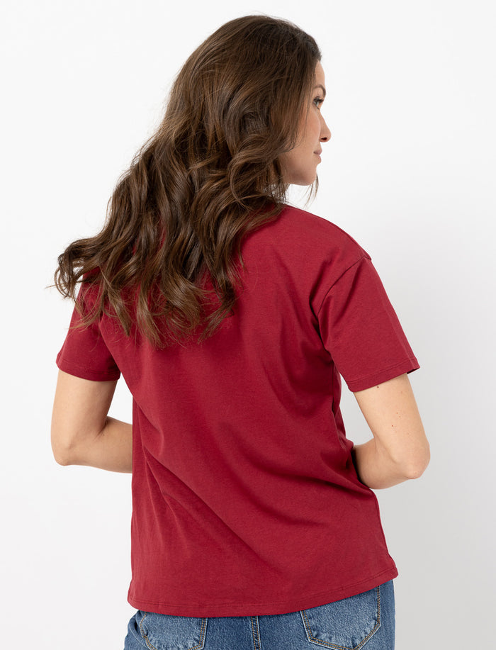 T-shirt imprimé à col rond