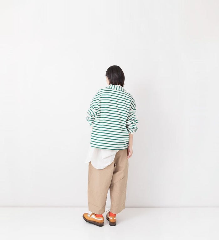 taco cotton striped tie tee in Pink X Green VCC-510