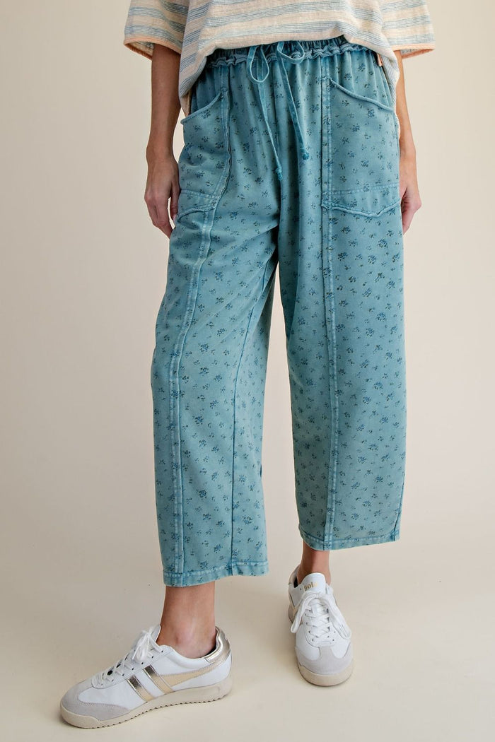 Teal blue bottoms