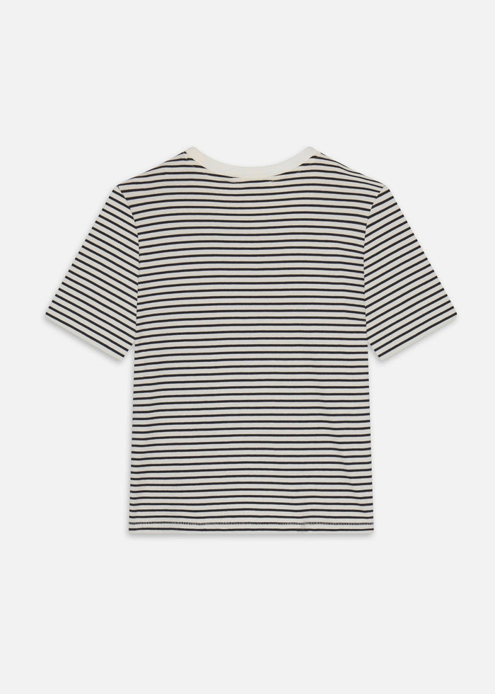 The Baby Tee (Navy Multi)