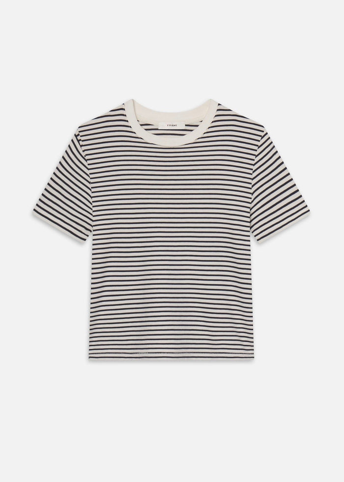 The Stripe Baby Tee (Navy Multi)