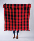 Throw - Red And Black Buffalo Check