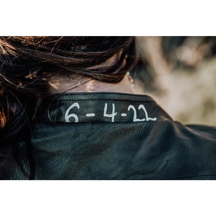 Til Death Leather Jacket for Bride