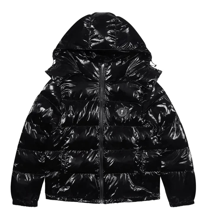Trapstar Irongate Detachable Hooded Puffer Jacket Shiny