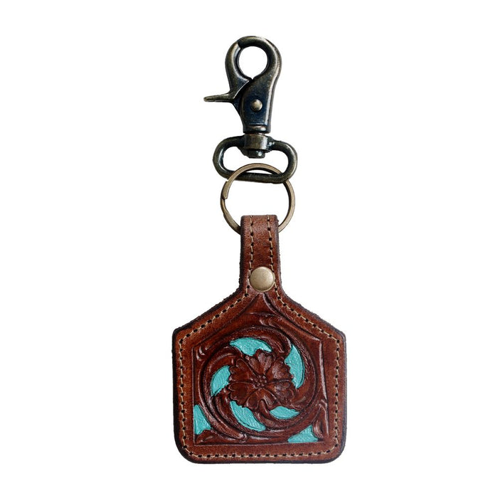 TURQUOISE HUES KEYCHAIN