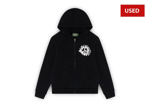 (USED) Denim Tears University Zip Hoodie 'Black/White'