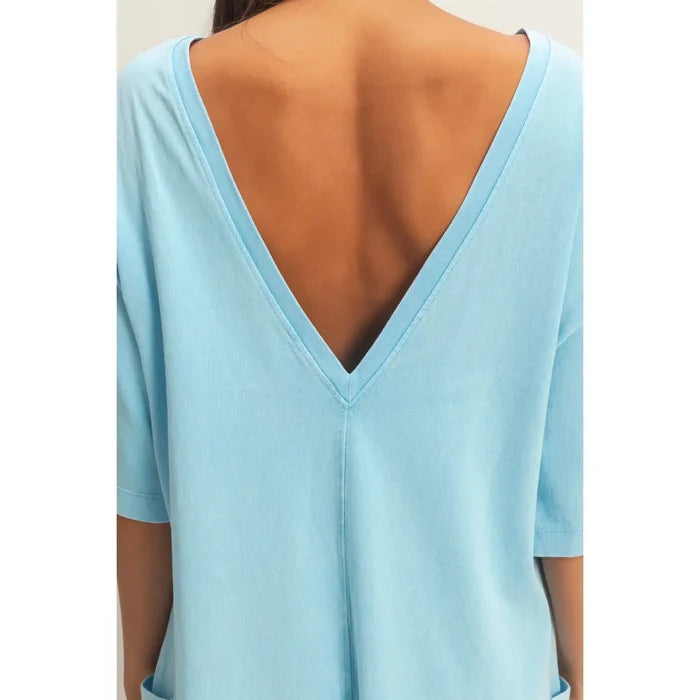 V-Back Romper