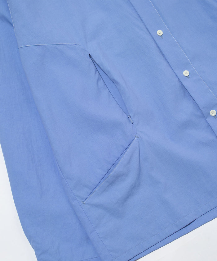 WATERPROOF 5POCKET SHIRT in Purple