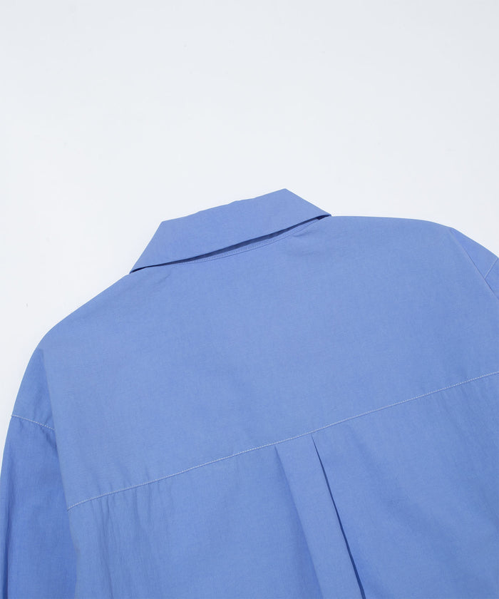 WATERPROOF 5POCKET SHIRT in Purple