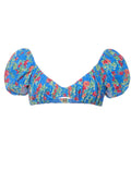 Zoe Bikini Top  (Royal Blue Summer Combo)